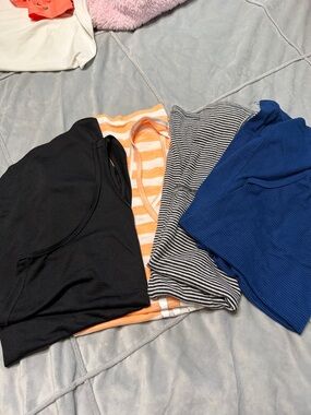 Random Tank Bundle - Black, Orange Stripe, Black/White Stripe, Royal Blue